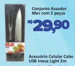 Supermercados Savegnago Conjunto assador mor com 2 peças oferta