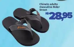 Supermercados Savegnago Chinelo adulto masculino rider street oferta