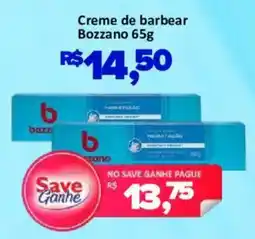 Supermercados Savegnago Creme de barbear Bozzano oferta