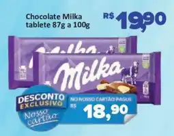 Supermercados Savegnago Chocolate Milka oferta