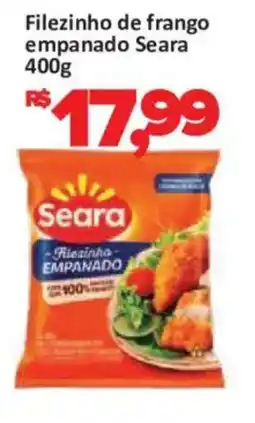 Supermercados Savegnago Filezinho de frango empanado seara oferta