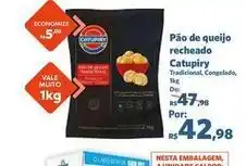 Sam's Club Catupiry - pão de queijo recheado oferta