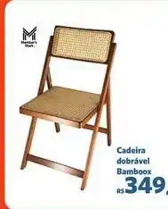 Sam's Club Member's mark - cadeira dobrável bamboox oferta