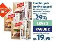 Sam's Club Wessel - hambúrguer bovino oferta