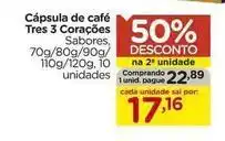 Carrefour 3 corações - cápsula de café tres oferta