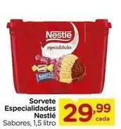 Carrefour Nestlé - sorvete especialidades oferta