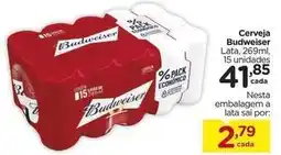Carrefour Budweiser - cerveja oferta