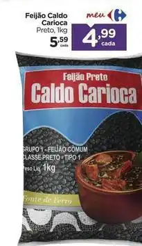 Carrefour Carioca - feijão caldo oferta