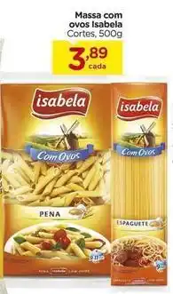 Carrefour Isabela - massa com ovos oferta