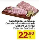 Carrefour Carrefour - copa lombo, lombo ou costela suínos garantia de origem oferta