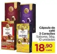 Carrefour 3 corações - cápsula de café oferta