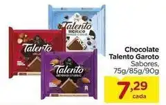 Carrefour Garoto - chocolate talento oferta