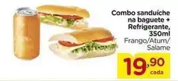 Carrefour Combo sanduíche na baguete + refrigerante oferta