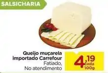 Carrefour Carrefour - queijo muçarela importado oferta