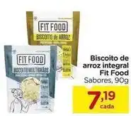 Carrefour Fit - biscoito de arroz integral oferta