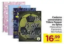 Carrefour Tilibra - caderno universitário oferta