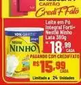 Max Atacadista Nestlé - leite em pó integral forti+ ninho oferta