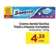 Carrefour Sorriso - creme dental tripla limpeza completa oferta