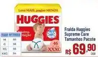 Max Atacadista Huggies - fralda supreme care tamanhos pacote oferta