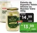 Max Atacadista Oliveira - palmito de pupunha tolete ou roecker vidro oferta