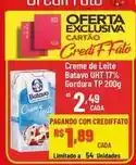 Max Atacadista Batavo - creme de leite uht 17% gordura tp oferta