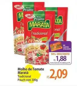 Atacadão Maratá - molho de tomate oferta