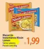 Atacadão Nissin - macarrão instantâneo lamen oferta