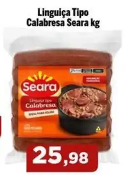 Copercana Linguiça tipo calabresa seara kg oferta