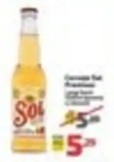 Supermercado Jacomar Cerveja sol oferta