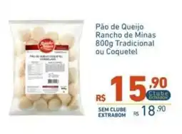 Extrabom Supermercados Pão de Queijo Rancho de Minas Tradicional ou Coquetel oferta