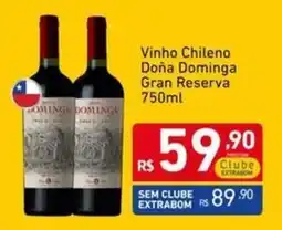 Extrabom Supermercados Vinho Chileno Doña Dominga Gran Reserva oferta