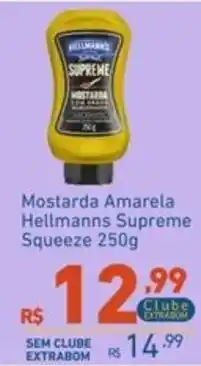 Extrabom Supermercados Mostarda amarela hellmanns supreme squeeze oferta