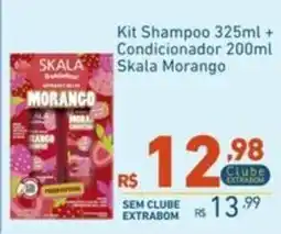 Extrabom Supermercados Kit Shampoo 325ml + Condicionador 200ml Skala Morango oferta