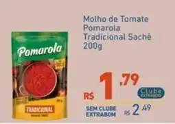 Extrabom Supermercados Molho de Tomate Pomarola Tradicional Sachê oferta