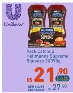 Extrabom Supermercados Pack catchup hellmanns supreme squeeze oferta
