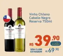Extrabom Supermercados Vinho Chileno Caballo Negro Reserva oferta