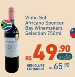 Extrabom Supermercados Vinho sul africano spencer bay winemakers selection oferta