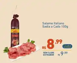 Extrabom Supermercados Salame Italiano Sadia oferta