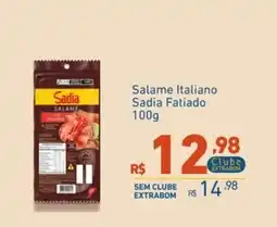 Extrabom Supermercados Salame italiano sadia fatiado oferta