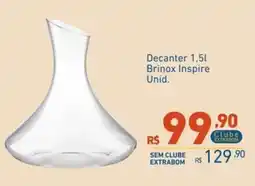 Extrabom Supermercados Decanter 1,5l Brinox Inspire Unid. oferta