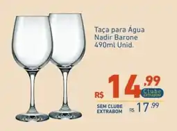 Extrabom Supermercados Taça para Água Nadir Barone oferta
