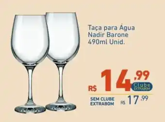 Extrabom Supermercados Taça para Água Nadir Barone oferta