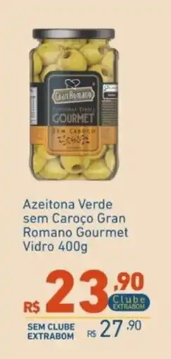 Extrabom Supermercados Azeitona verde sem caroço gran romano gourmet oferta