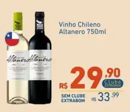 Extrabom Supermercados Vinho Chileno Altanero oferta