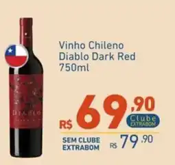 Extrabom Supermercados Vinho Chileno Diablo Dark Red oferta