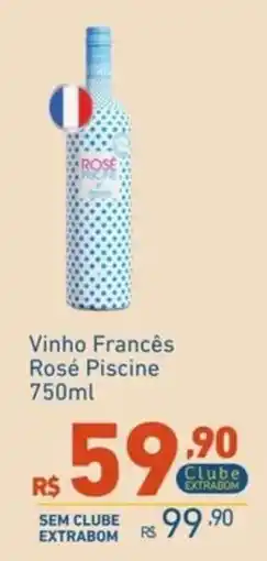 Extrabom Supermercados Vinho Francês Rosé Piscine oferta