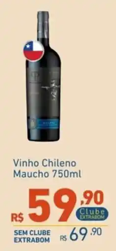 Extrabom Supermercados Vinho chileno mauch 750ml oferta