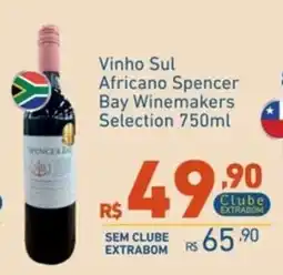 Extrabom Supermercados Vinho Sul Africano Spencer Bay Winemakers Selection oferta