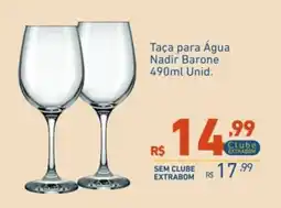 Extrabom Supermercados Taça para Água Nadir Barone oferta