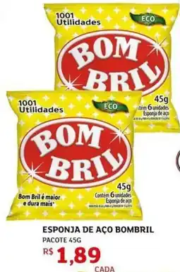 Assaí Atacadista esponja de aço bombril oferta